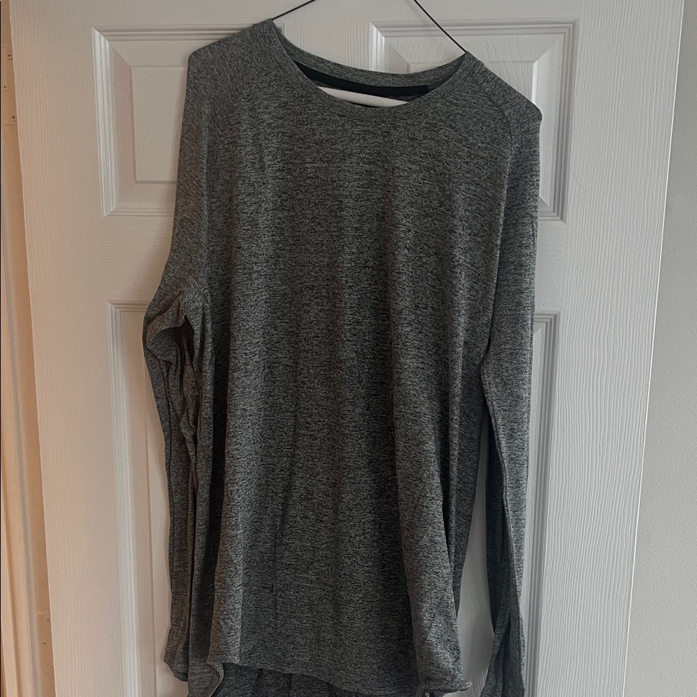 lululemon athletica Charcoal Long Sleeve Shirt